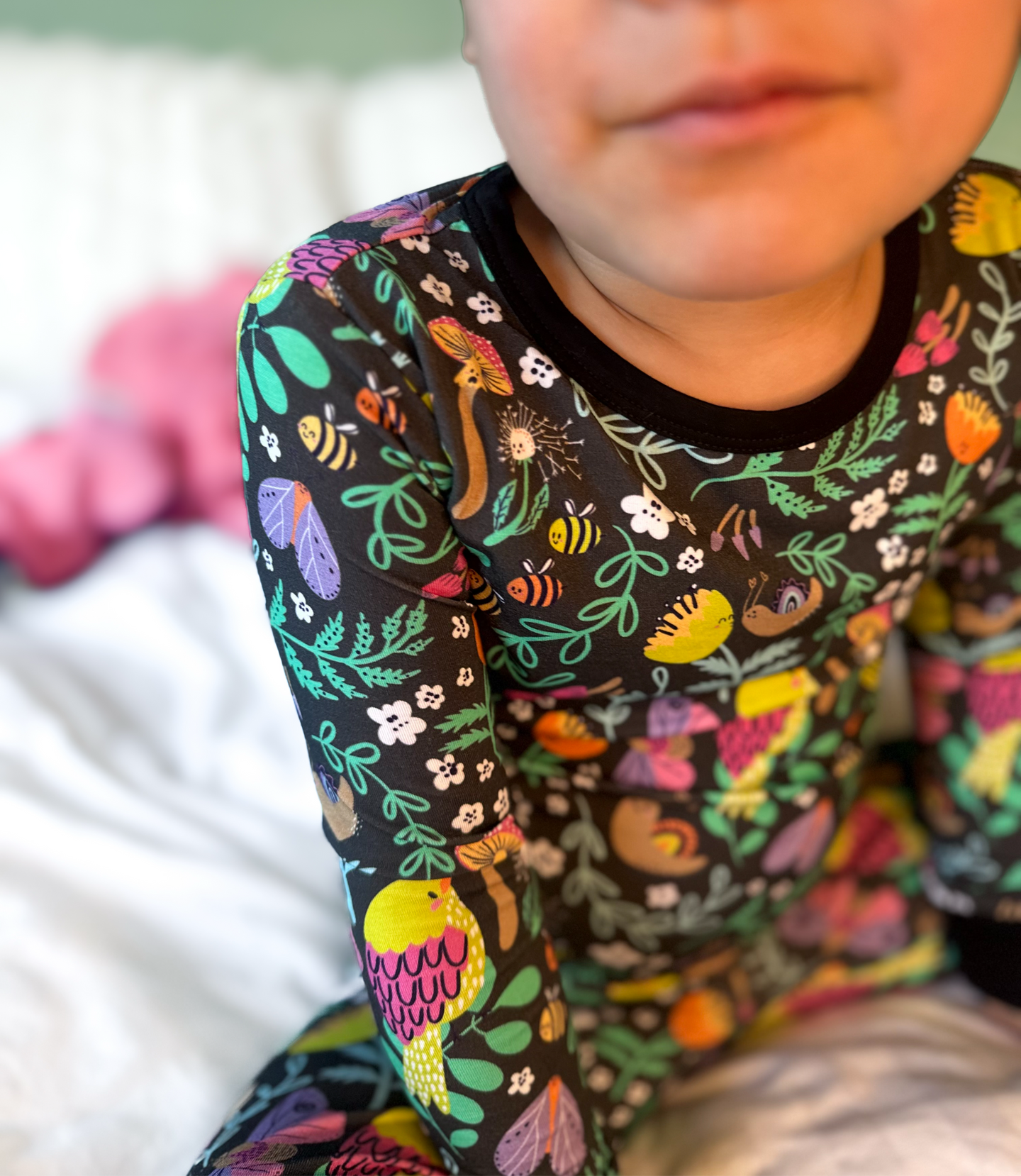 Rylen's Woodland Two-Piece Pajama Set Midnight